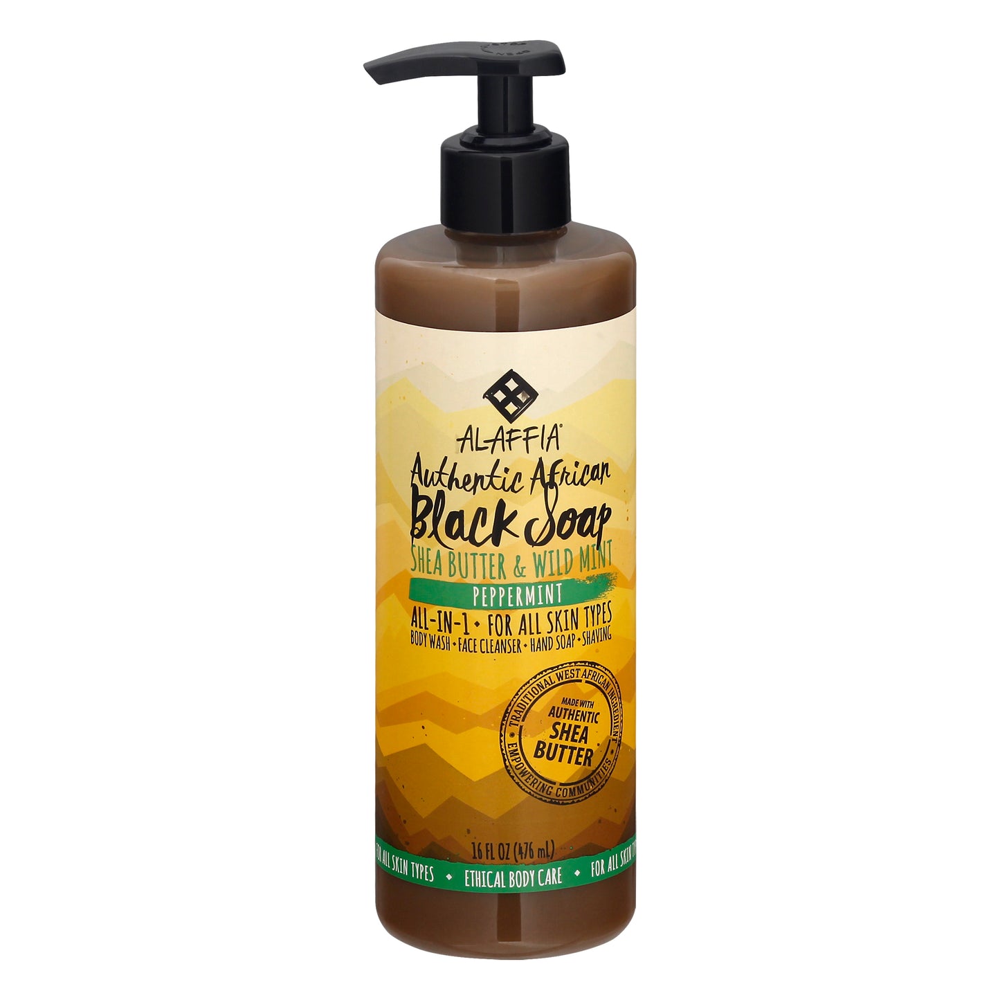 Alaffia Black Soap 16 oz