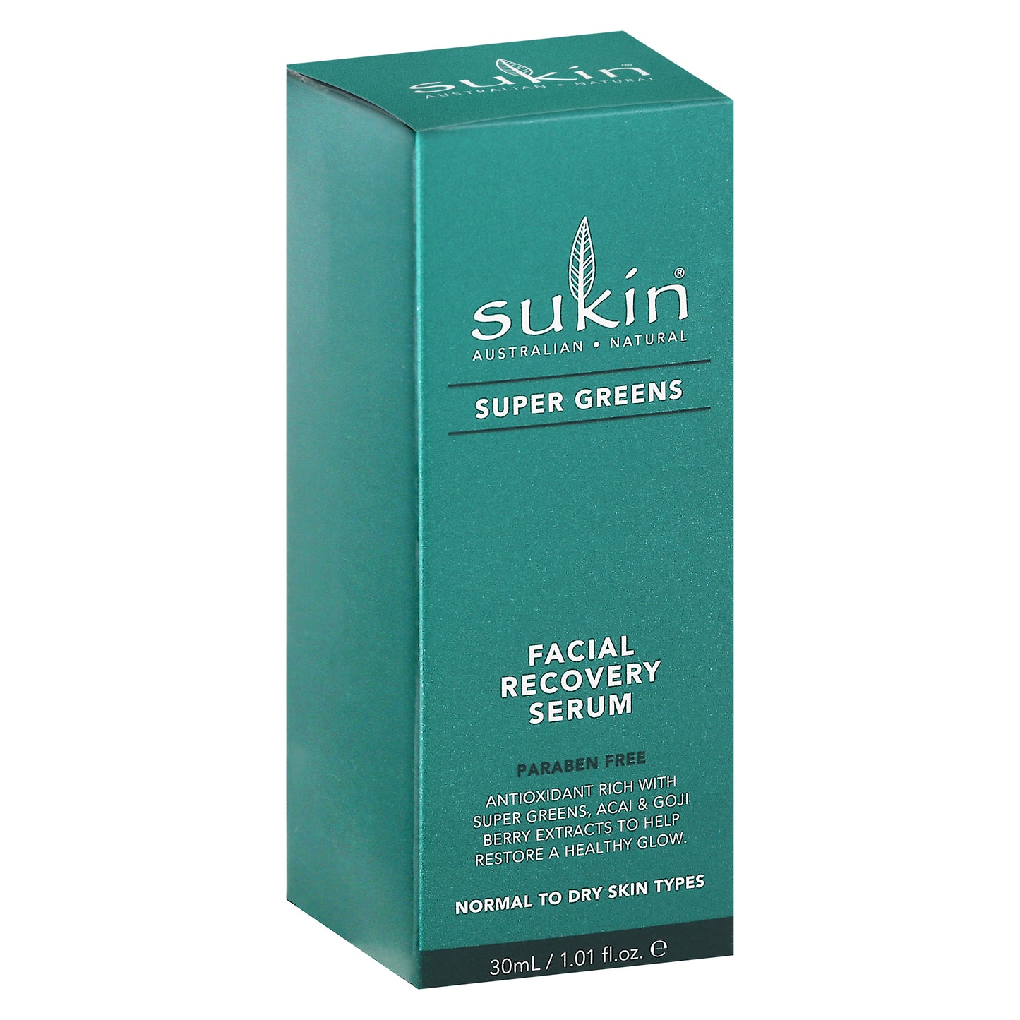 Sukin Super Greens Natural Facial Recovery Serum 1.01 fl oz