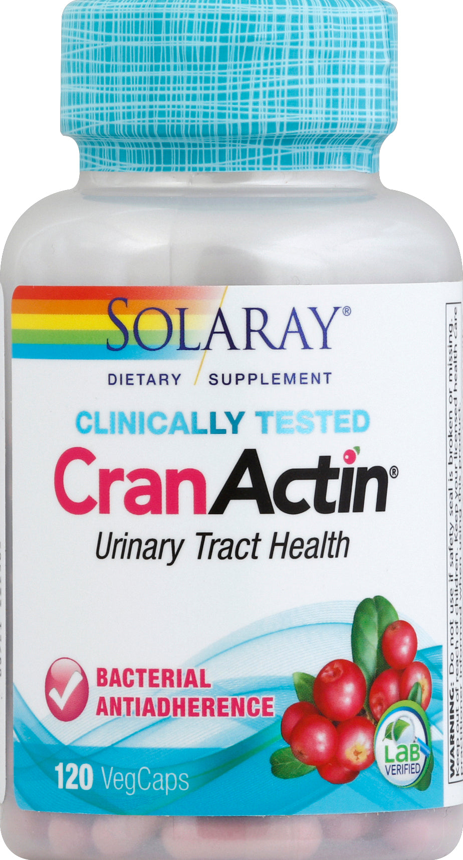 Solaray SOLARAY CRAN ACTIN VEGCP 120 CT