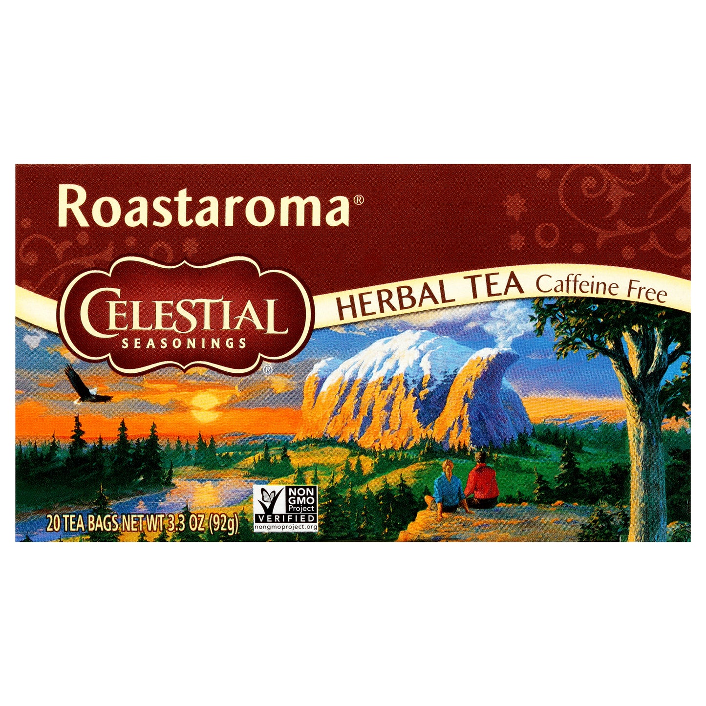 Celestial Seasonings Roastaroma Caffeine Free Herbal Tea Bags 20 ct Box