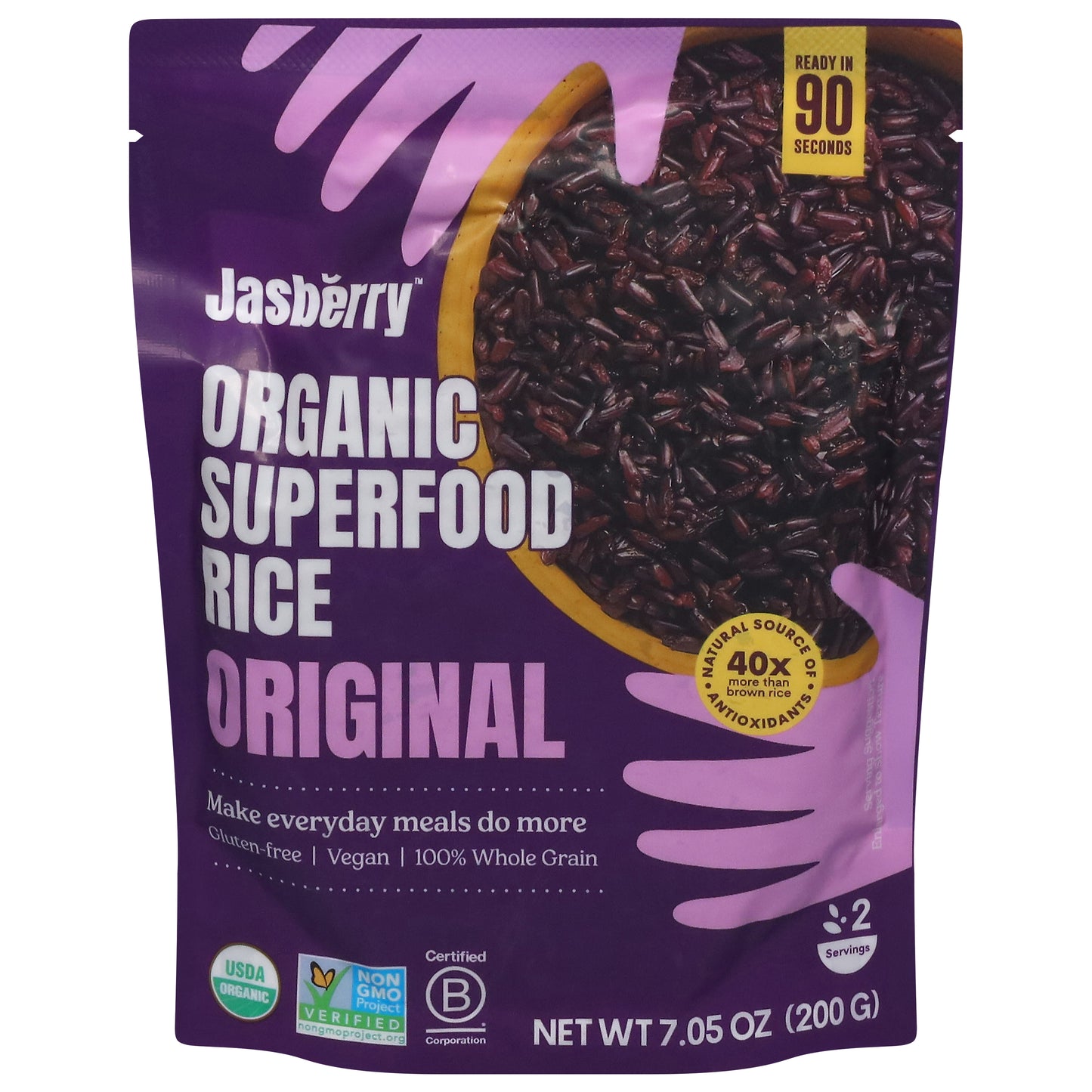 Jasberry Organic Superfood Original Rice 7.05 oz