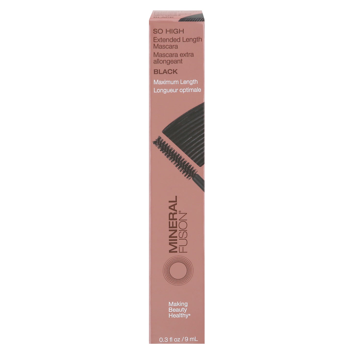 Mineral Fusion Black So High Extended Length Mascara 0.3 fl oz