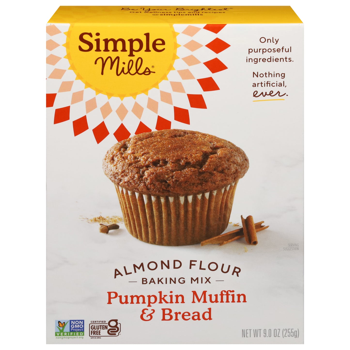 Simple Mills Almond Flour Pumpkin Muffin & Bread Baking Mix 9.0 oz