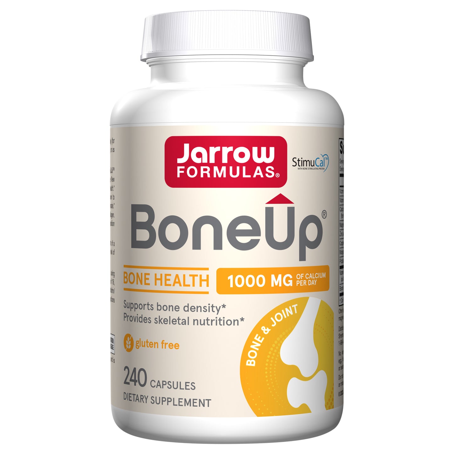 Jarrow Formulas BoneUp - 240 Capsules - Micronutrient Formula for Bone Health - Supplement Includes Natural Sources of Vitamin D3, Vitamin K2 (as MK-7) & Calcium - 120 Servings
