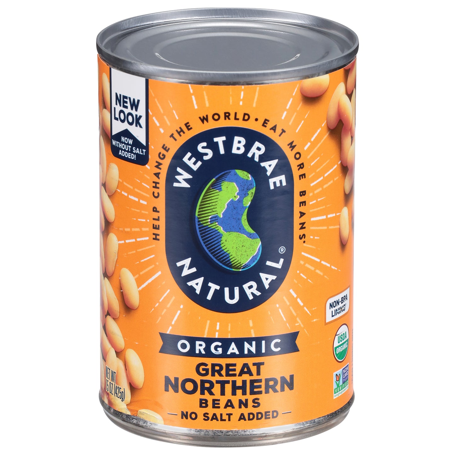 Westbrae Natural Organic Great Northern Beans 15 oz