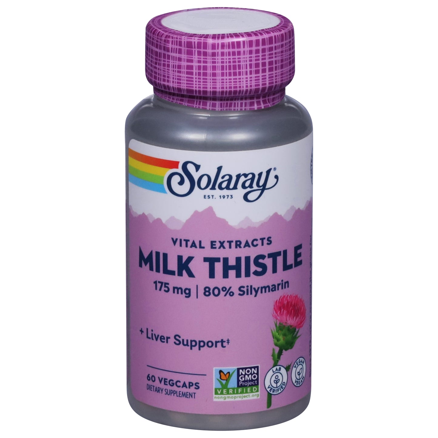 Solaray 175 mg Milk Thistle 60 Vegcaps