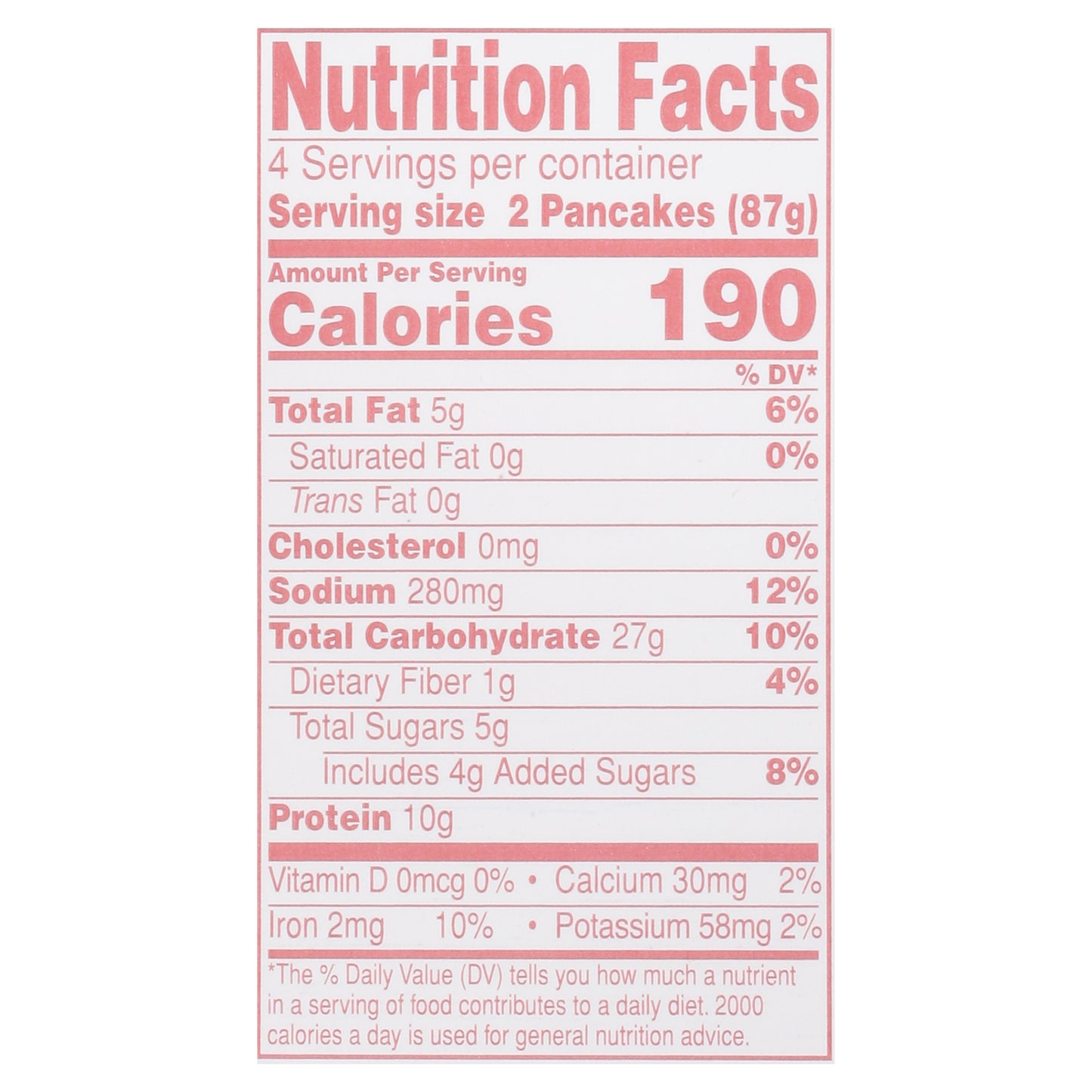 Van's Protein Original Pancakes 8 ea