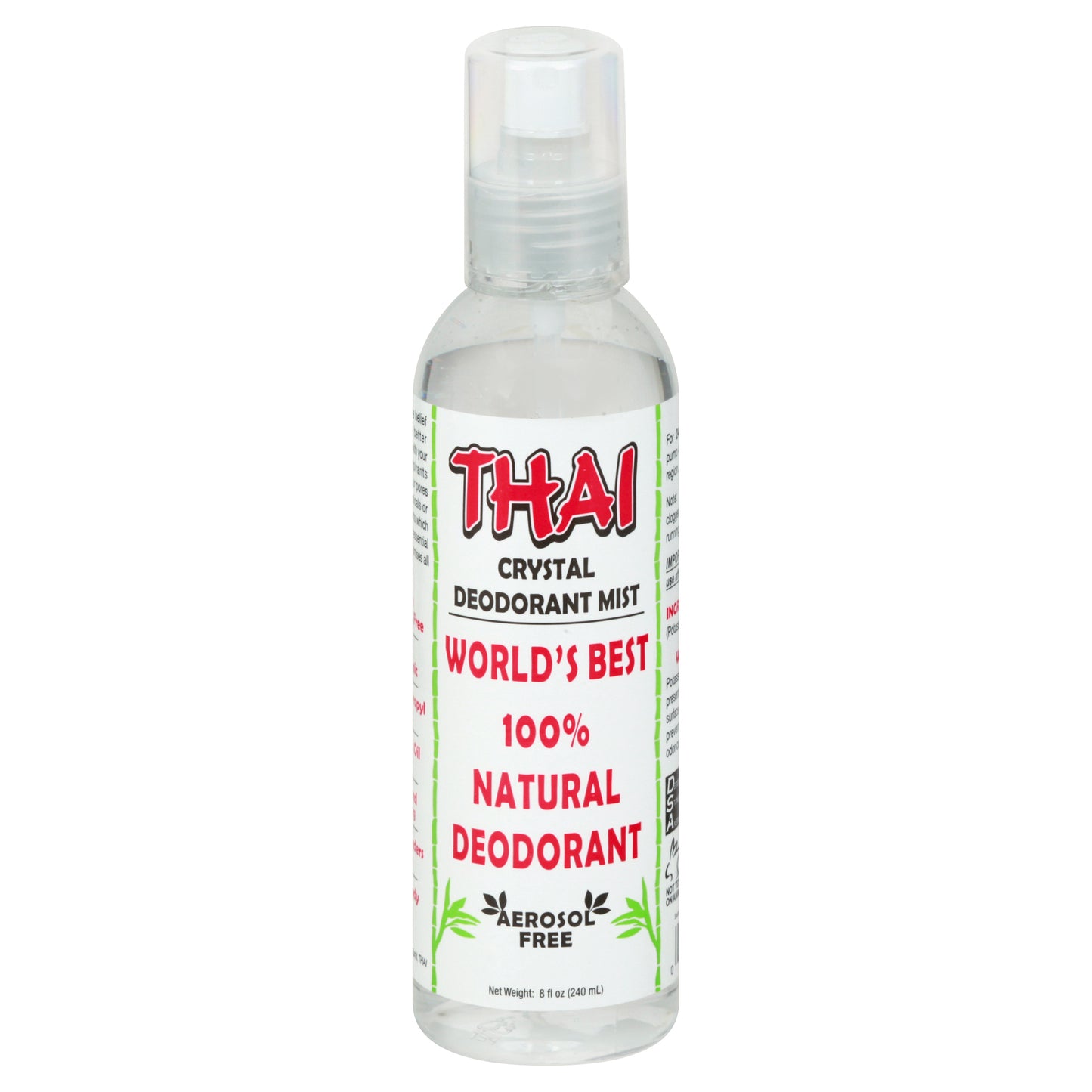 Thai Crystal Deodorant Mist 8 oz