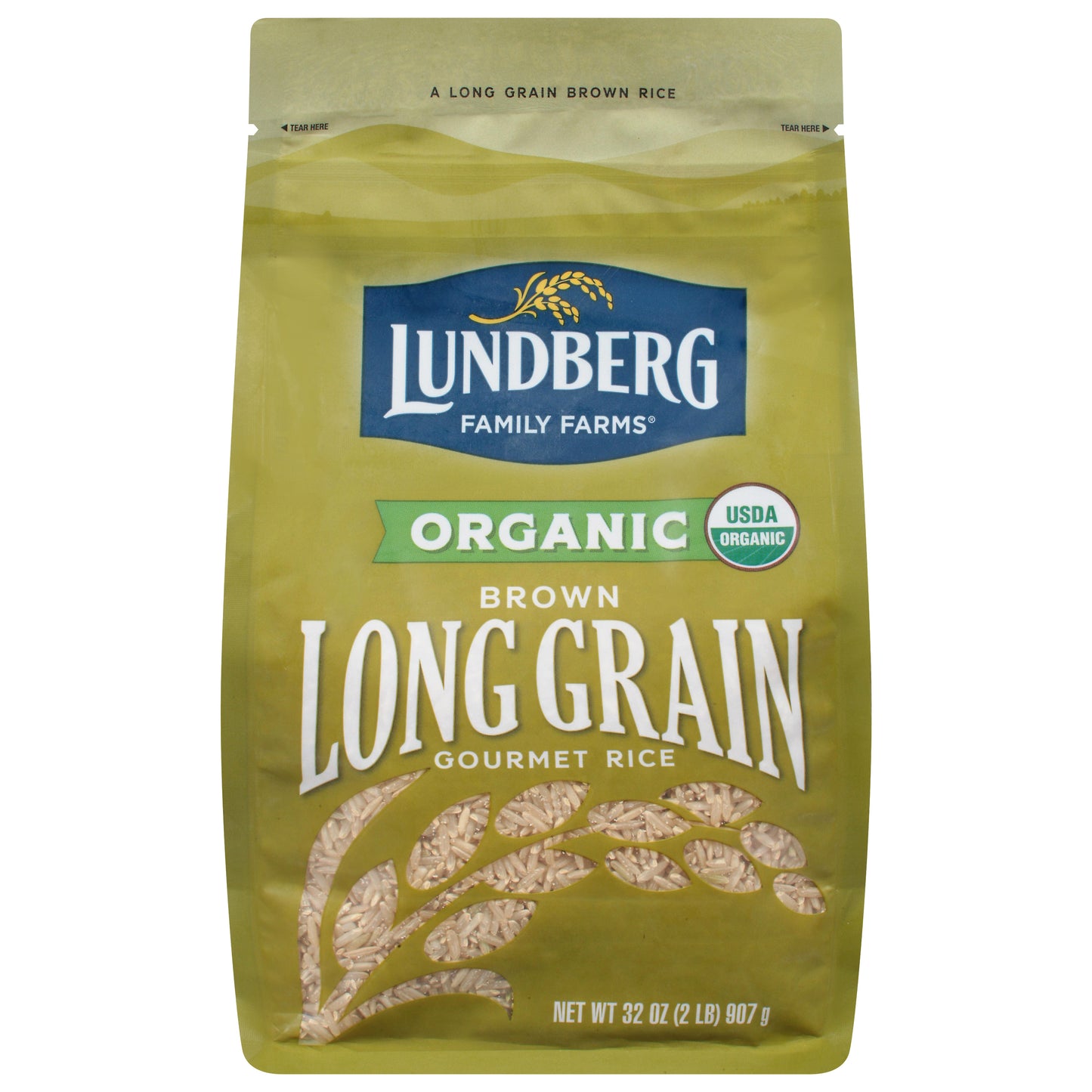 Lundberg Family Farms Organic Brown Long Grain Gourmet Rice 32 oz