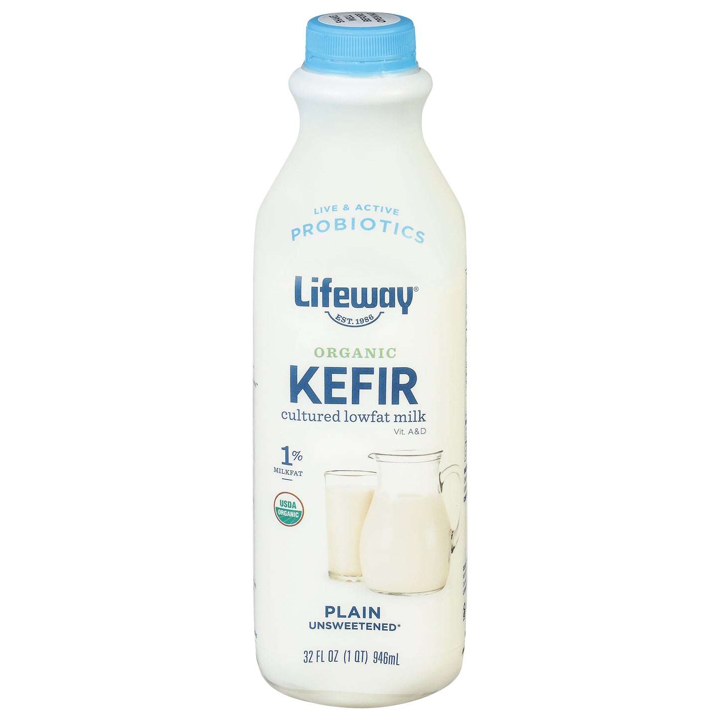 Lifeway Organic Unsweetened Plain Kefir 32 fl oz