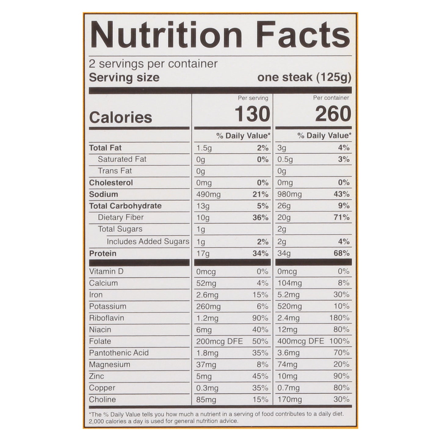 Eat Meati Mushroom Root Animal-Free Carne Asada Steaks 2 ea