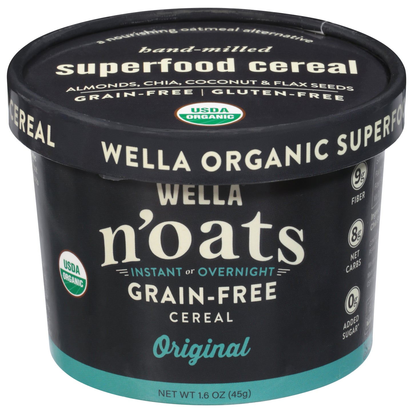 Wella N'Oats Grain Free Instant or Overnight Original Cereal 1.6 oz