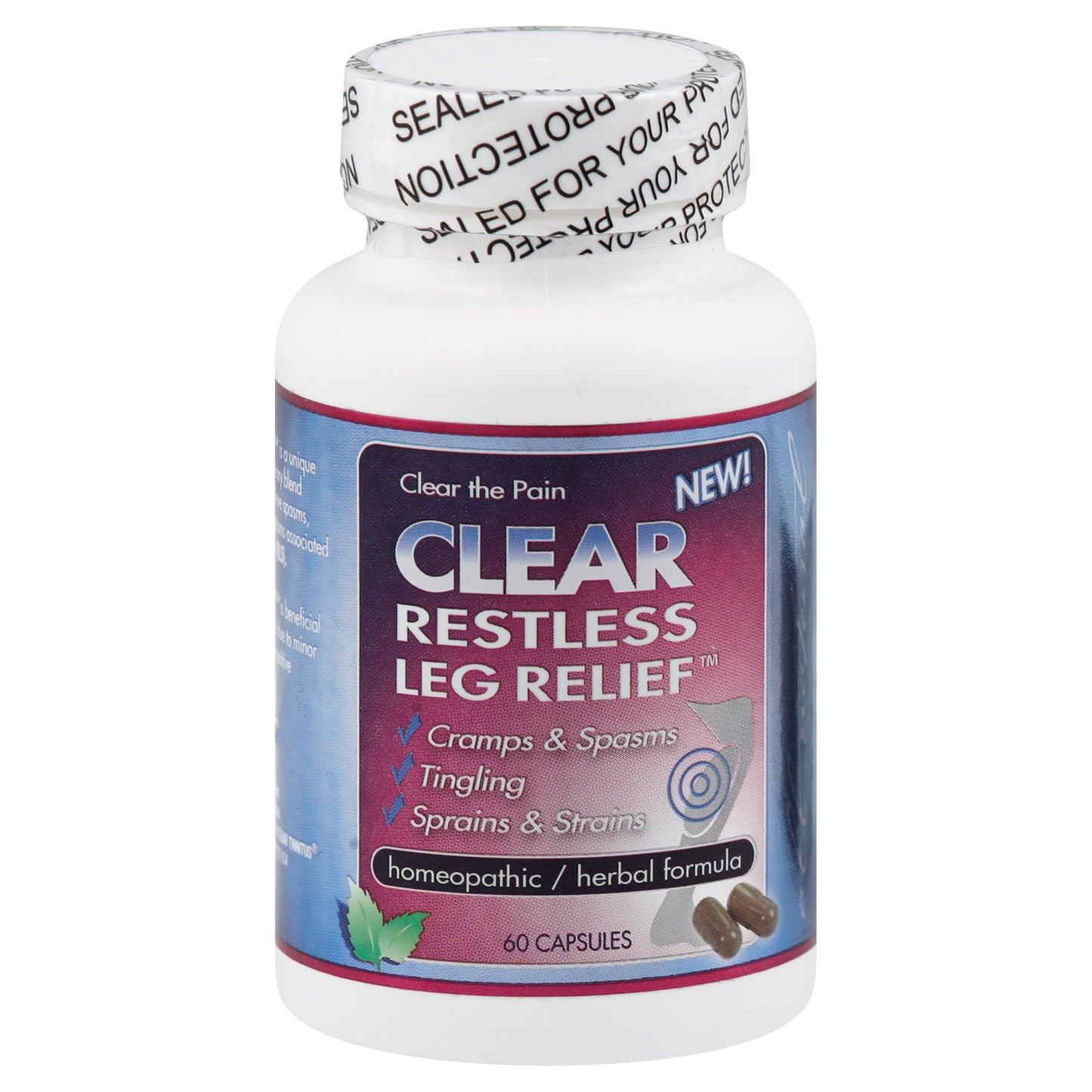 Clear Restless Leg Relief 60 ea
