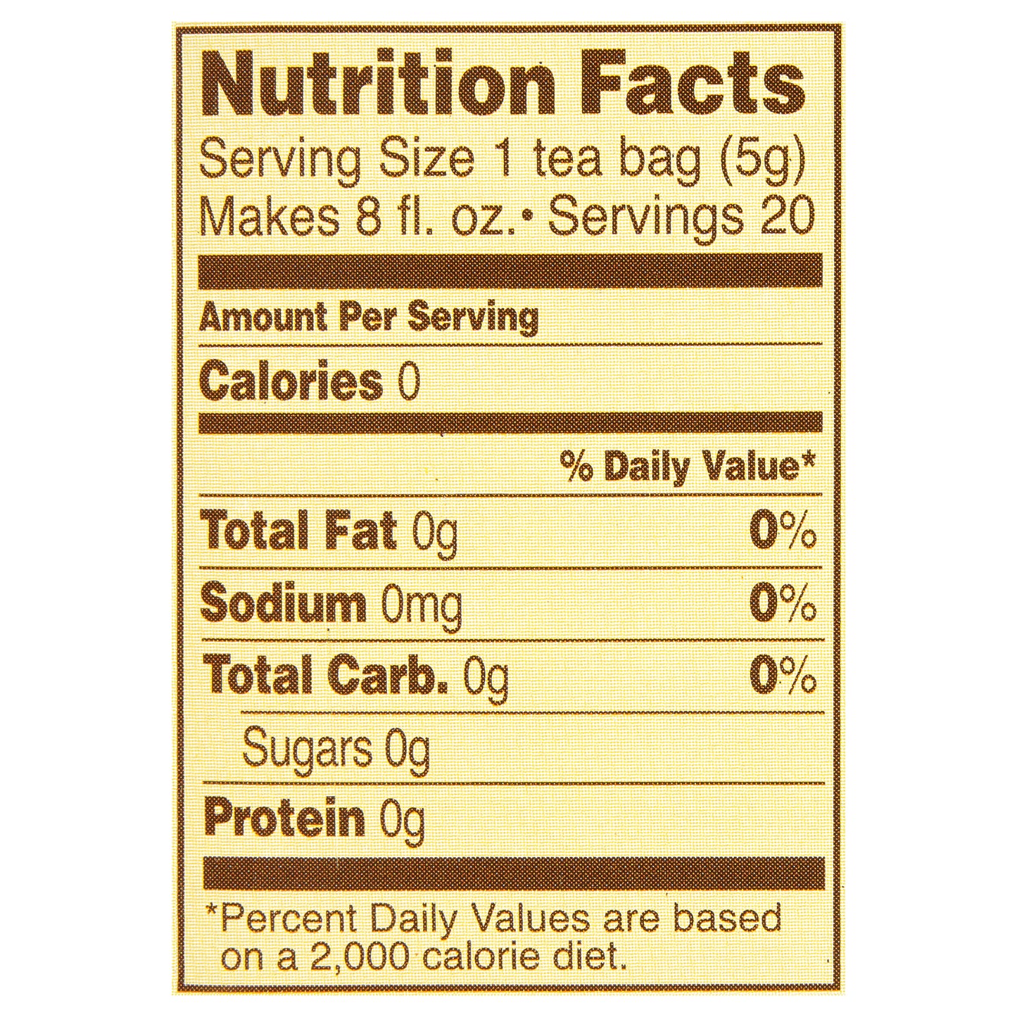Celestial Seasonings Roastaroma Caffeine Free Herbal Tea Bags 20 ct Box