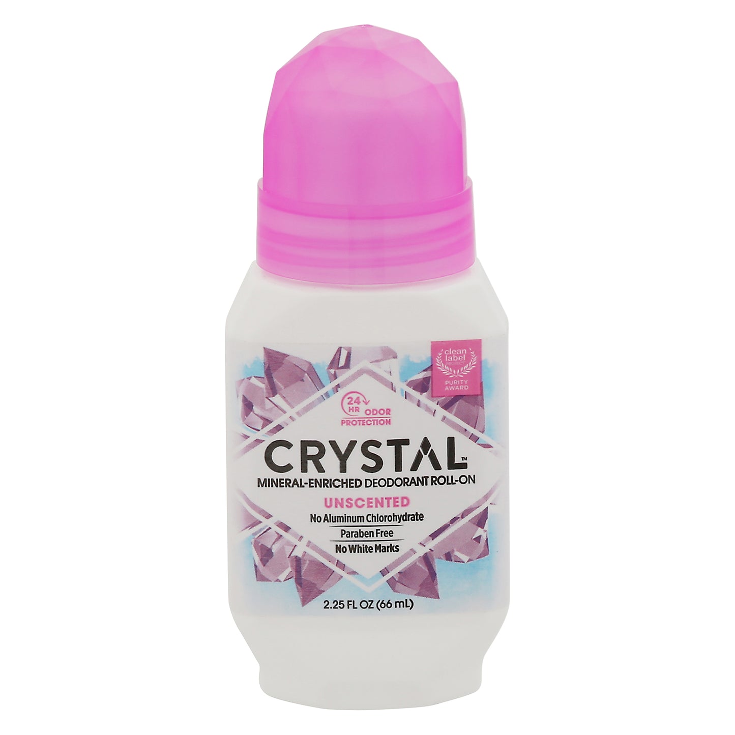 Crystal Unscented Mineral-Enriched Deodorant Roll-On 2.25 fl oz