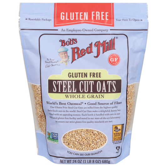 Bob's Red Mill Whole Grain Gluten Free Steel Cut Oats 24 oz