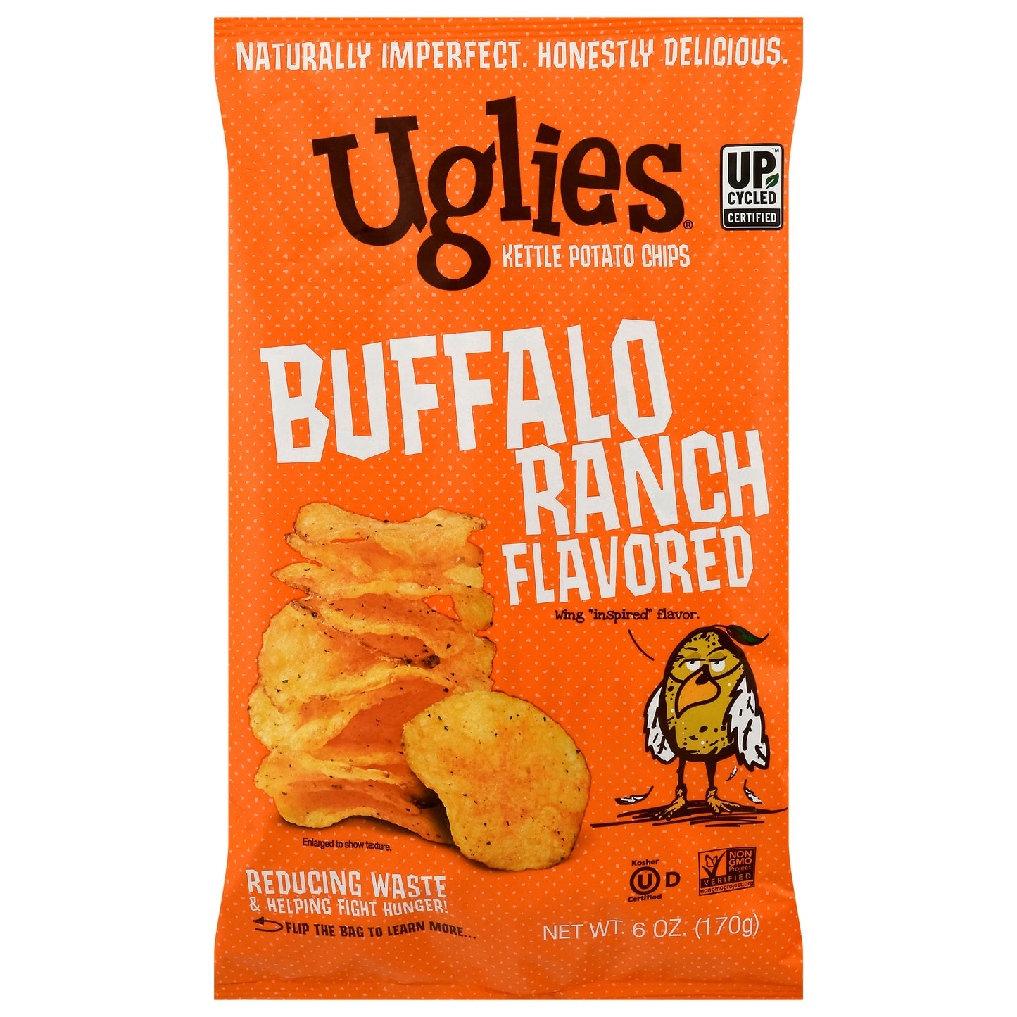 Uglies Buffalo Ranch Flavored Kettle Potato Chips 6 oz