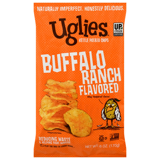 Uglies Buffalo Ranch Flavored Kettle Potato Chips 6 oz