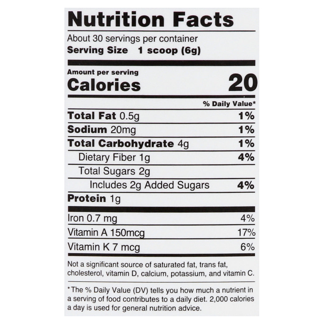Amazing Grass Outrageous Chocolate Flavor Kidz Superfood 6.35 oz