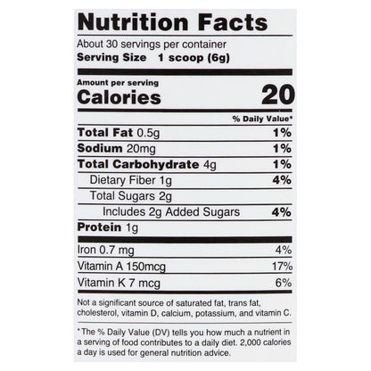 Amazing Grass Outrageous Chocolate Flavor Kidz Superfood 6.35 oz