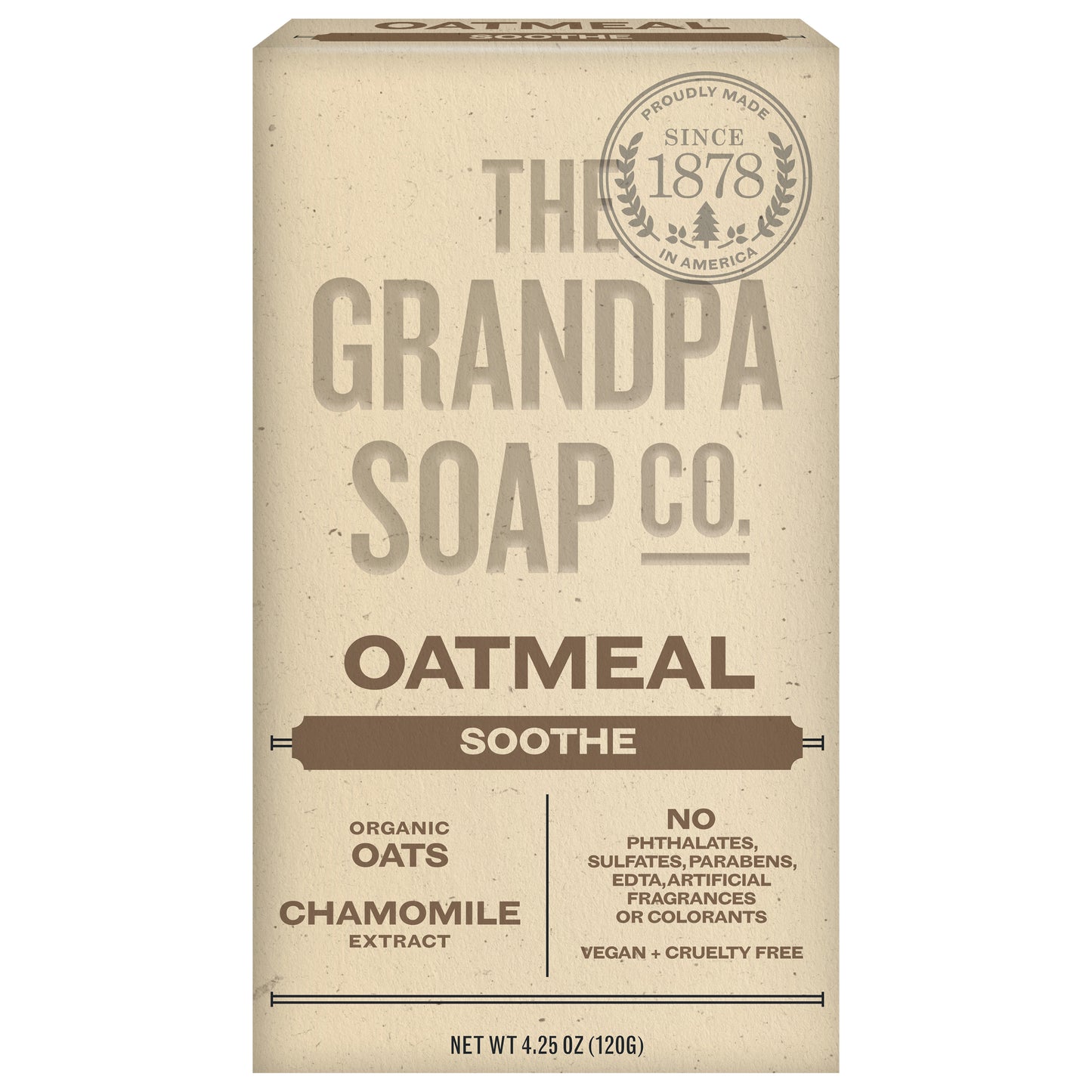 The Grandpa Soap Co. Soothe Oatmeal Chamomile Extract Soap 4.25 oz