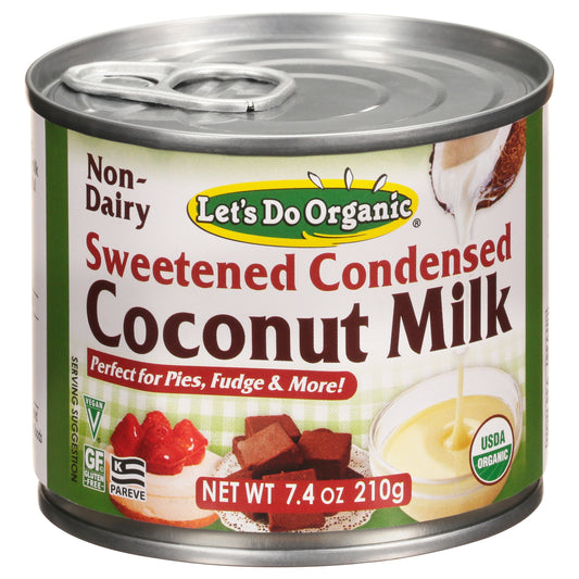Let's Do Organic Sweetened Condensed Coconut Milk 7.4 oz
