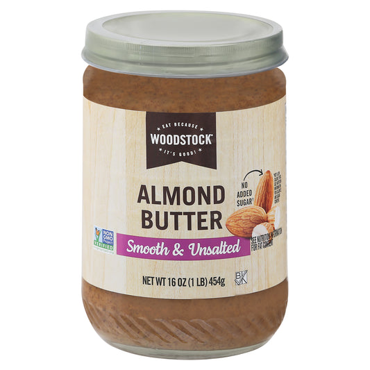Woodstock Smooth & Unsalted Almond Butter