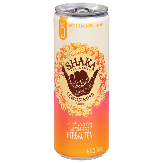 Shaka Caffeine-Free Lemon Rose Flavored Herbal Tea 12 fl oz