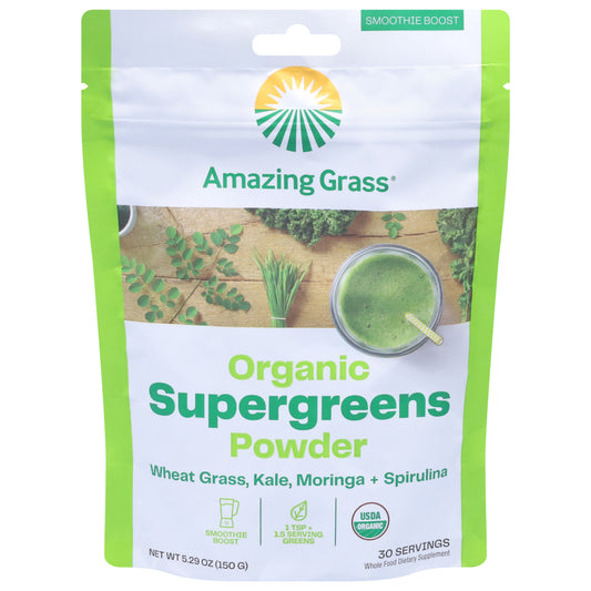 Amazing Grass Organic Supergreens Powder 5.29 oz