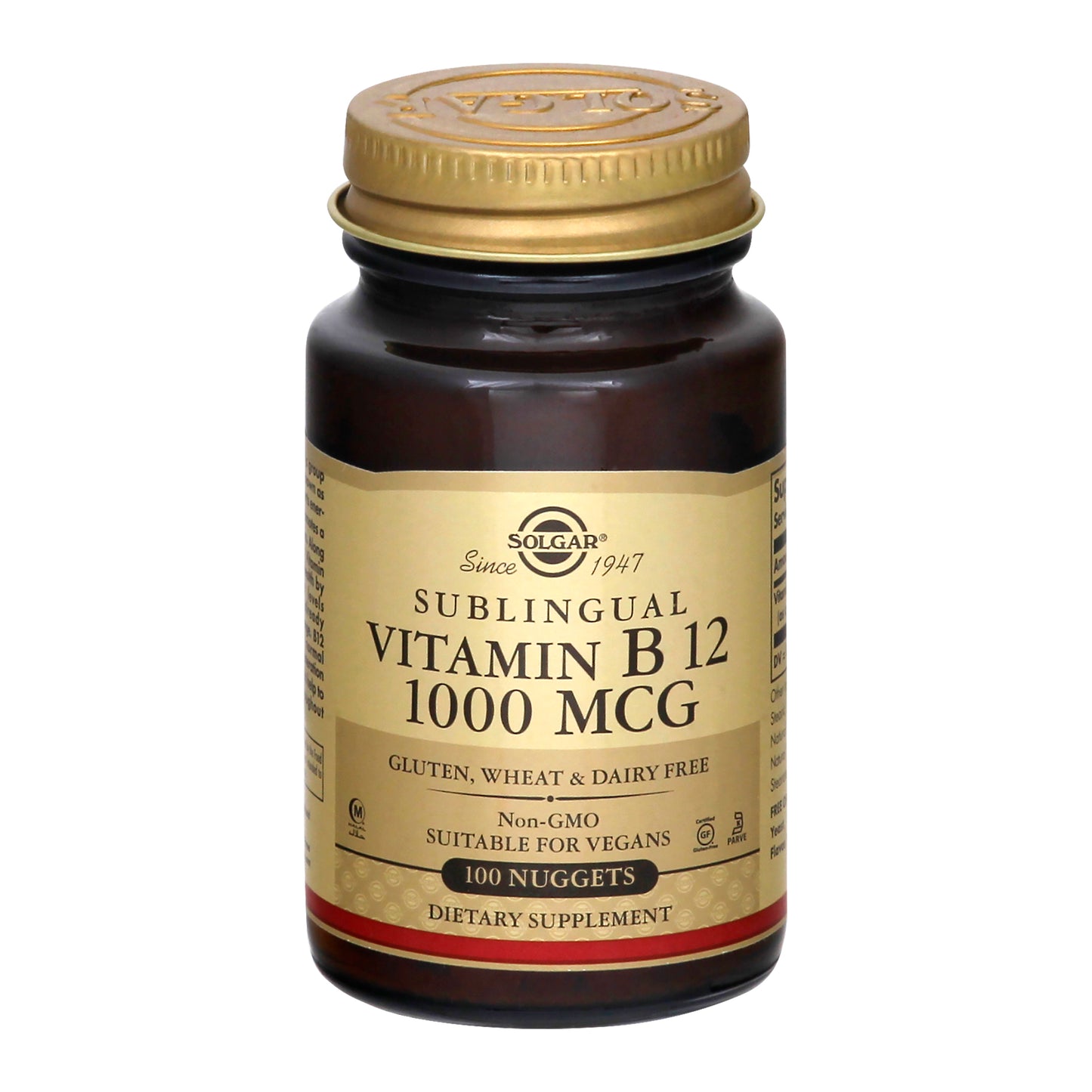 Solgar Sublingual 1000 mcg Vitamin B12 100 ea
