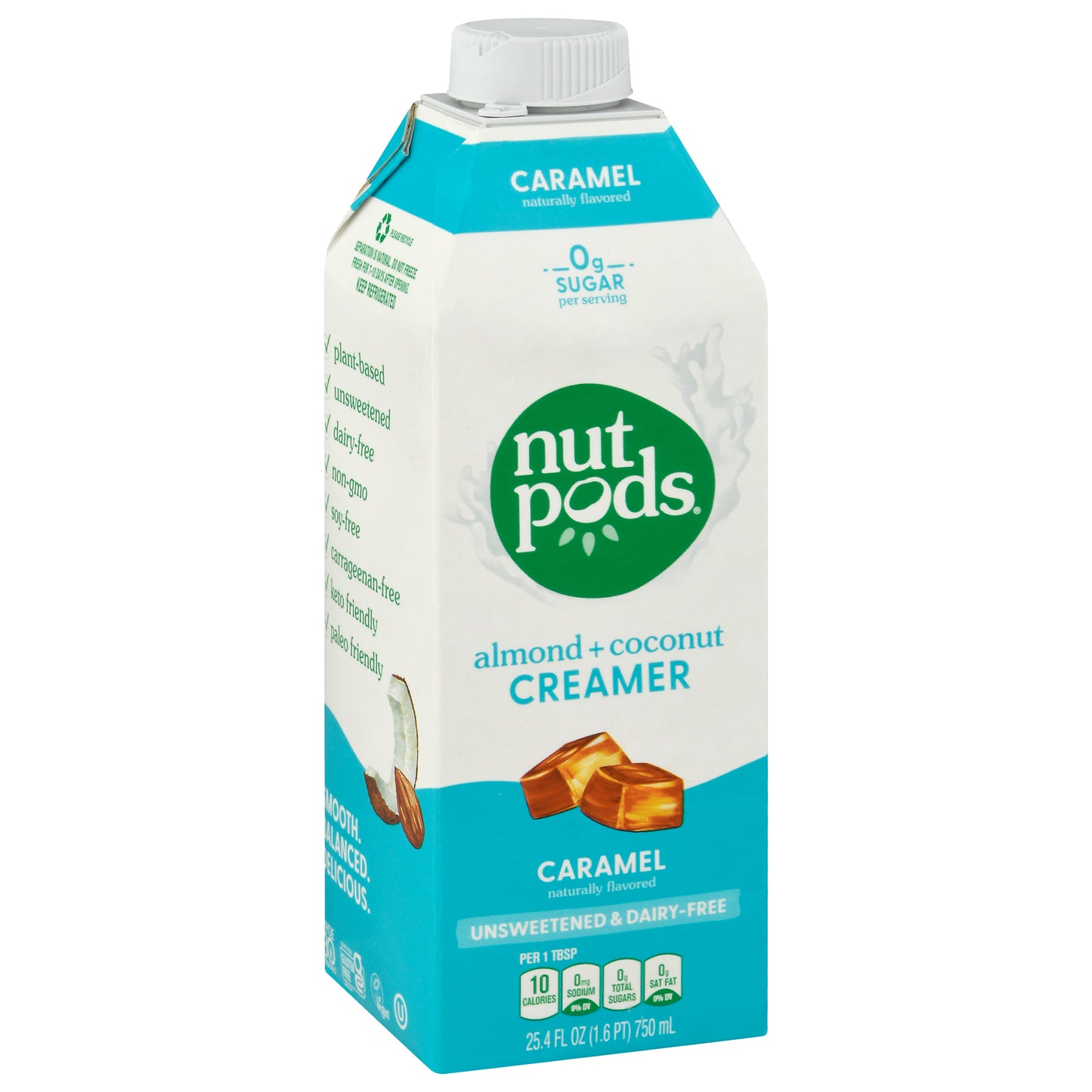 Nutpods Almond + Coconut Caramel Creamer 25.4 oz