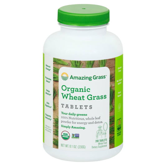 Amazing Grass Organic Tablets Wheat Grass 200 ea