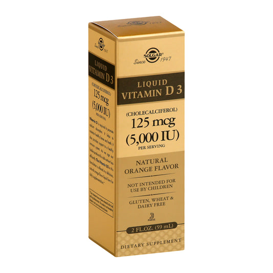 Solgar Liquid 125 mcg Orange Vitamin D3 2 oz
