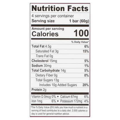 Alden's Organic Fudge Bar Chocolate Frozen Dessert with Real Organic Cocoa 4 - 2.5 fl oz