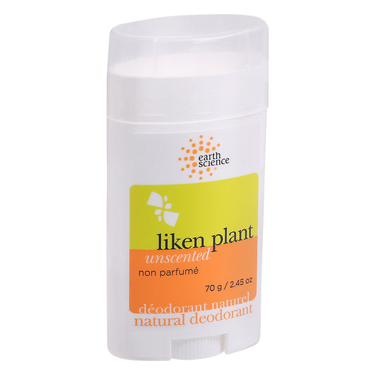 Earth Science Liken Plant Natural Unscented Deodorant 2.45 oz