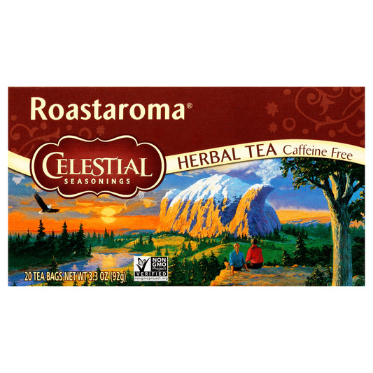 Celestial Seasonings Roastaroma Caffeine Free Herbal Tea Bags 20 ct Box