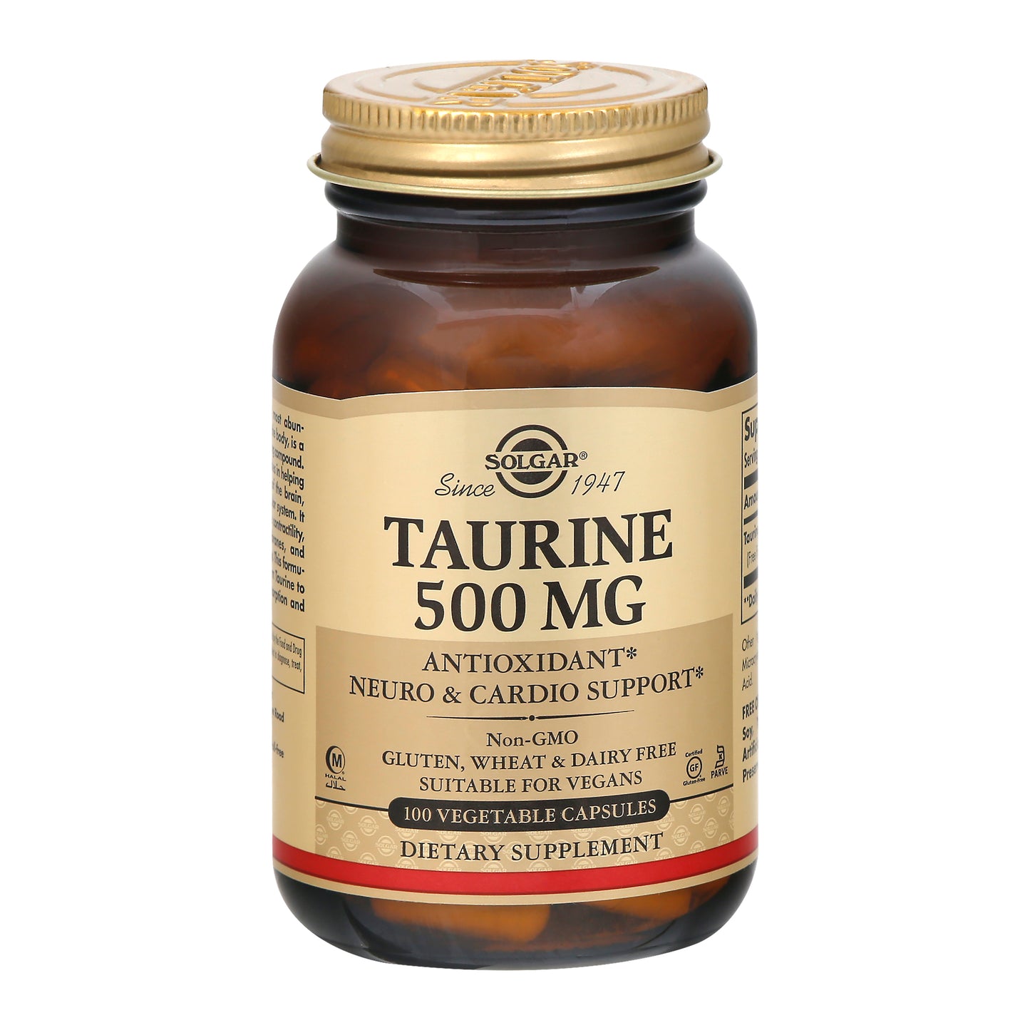 Solgar Taurine 100 ea