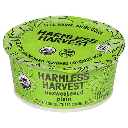 Harmless Harvest Organic Unsweetened Plain Cultured Coconut 4.4 oz