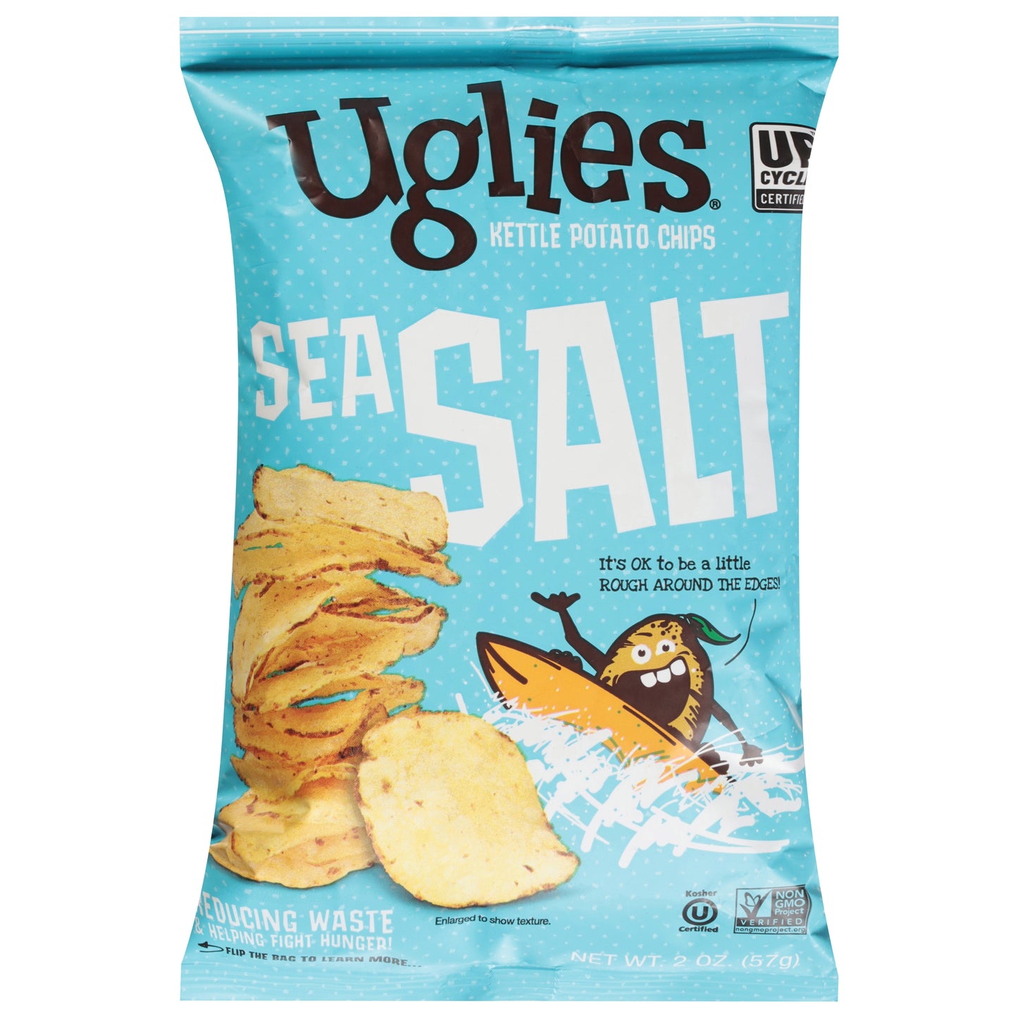 Uglies Kettle Sea Salt Potato Chips 2 oz