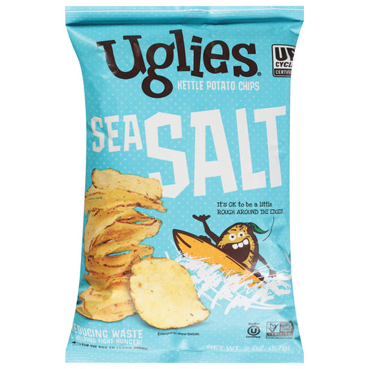Uglies Kettle Sea Salt Potato Chips 2 oz