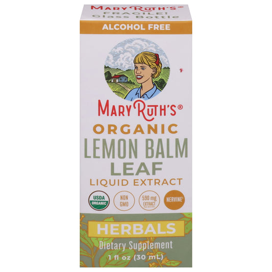 MaryRuth's Liquid Extract Herbals 590 mg Organic Lemon Balm Leaf 1 fl oz