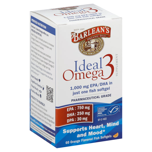 Barleans Ideal Omega 3 Supplement 60 ea