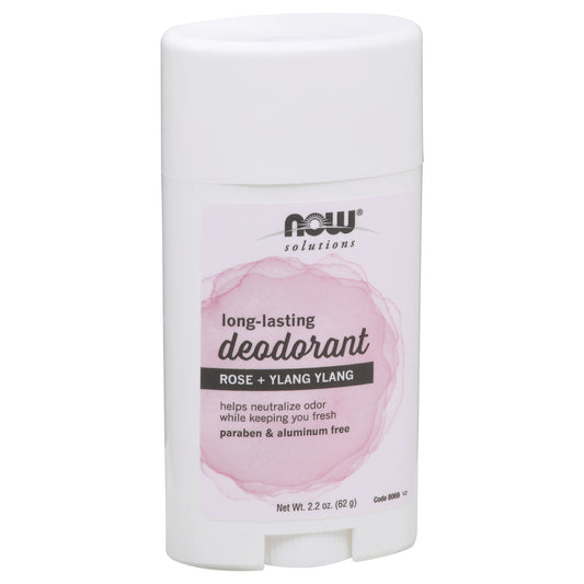 NOW Solutions Long-Lasting Rose + Ylang Ylang Deodorant 2.2 oz