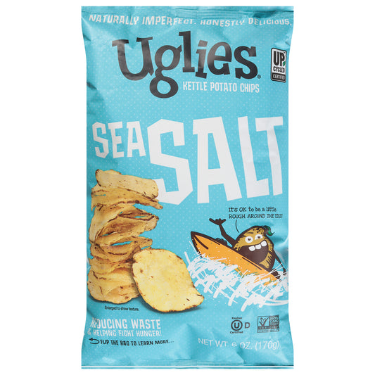 Uglies Kettle Sea Salt Potato Chips 6 oz