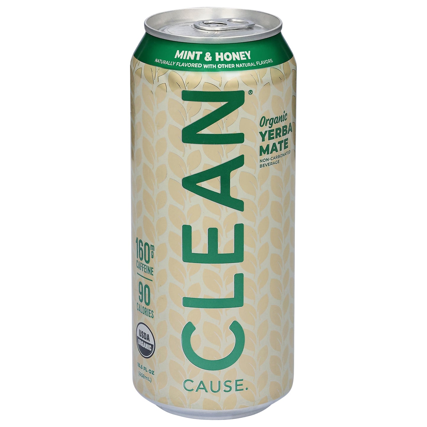 Clean Cause Organic Mint & Honey Yerba Mate 15.5 fl oz