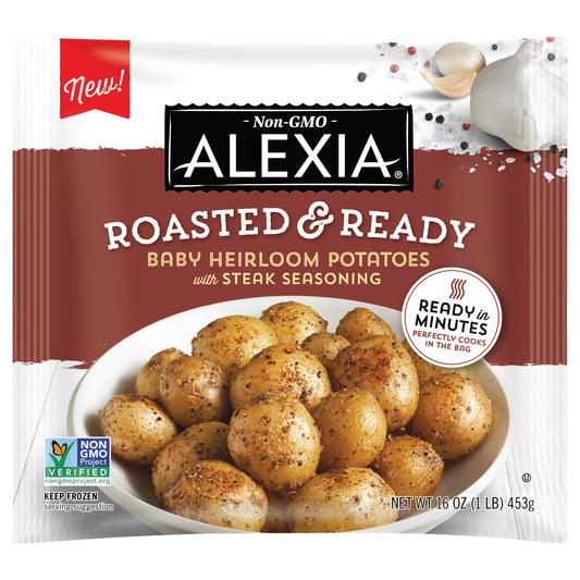 Alexia Roasted & Ready Baby Heirloom Potatoes With Steak Seasoning 16 oz Bag