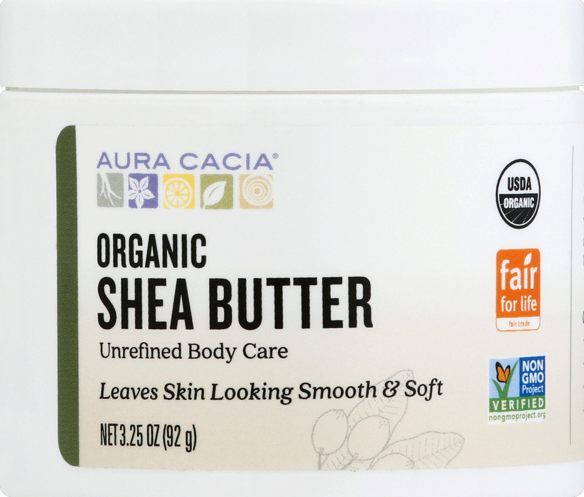 Aura Cacia AURA CACIA ORGNC SHEA BUTTER 3.25 OZ