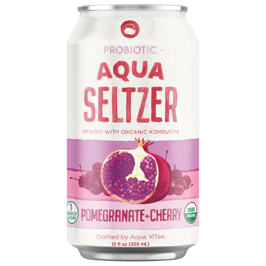 Aqua Seltzer Pomegranate + Cherry 12oz