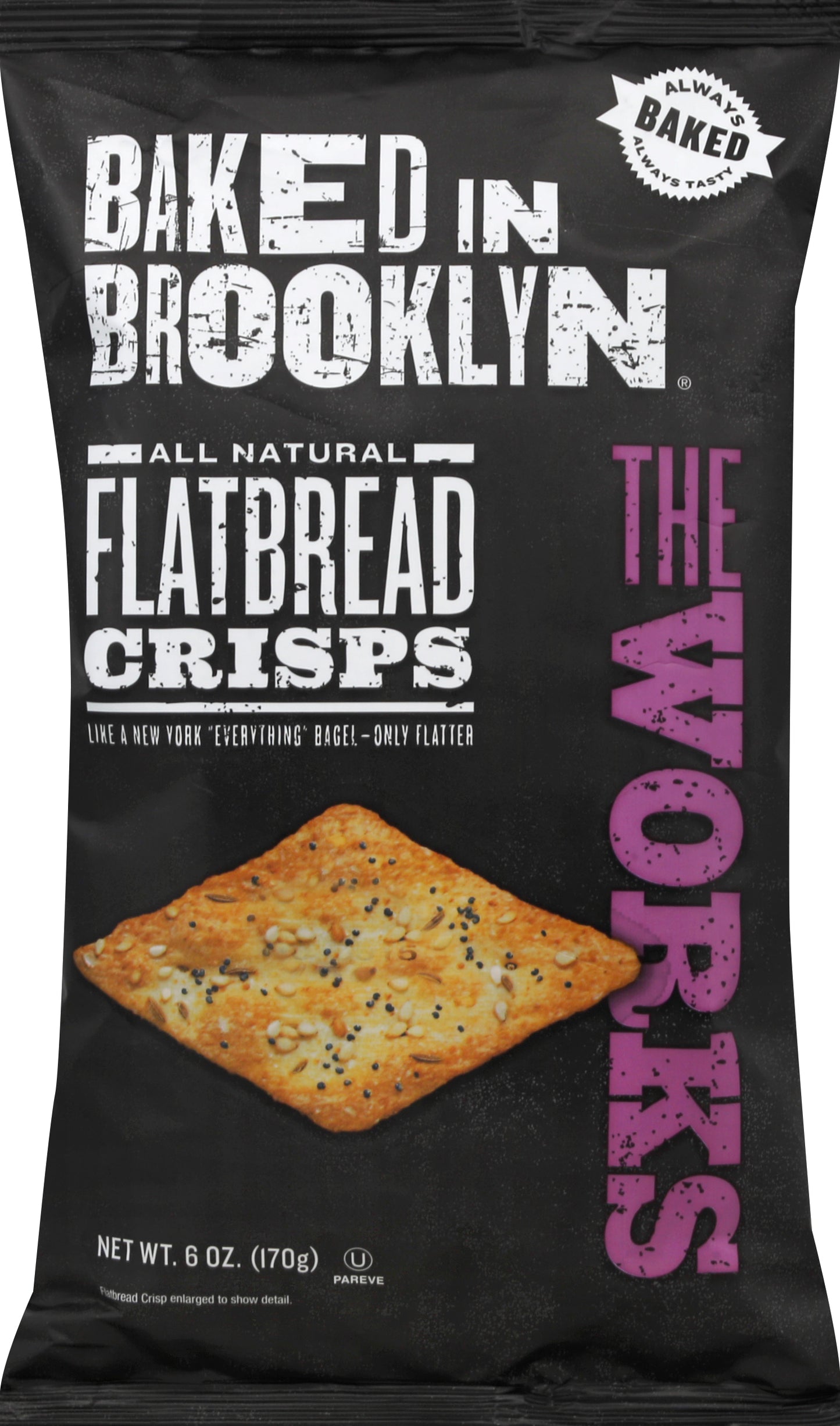 Baked in Brooklyn BAKED/BROOKLYN FLTBRD CRSP WORKS 6 OZ
