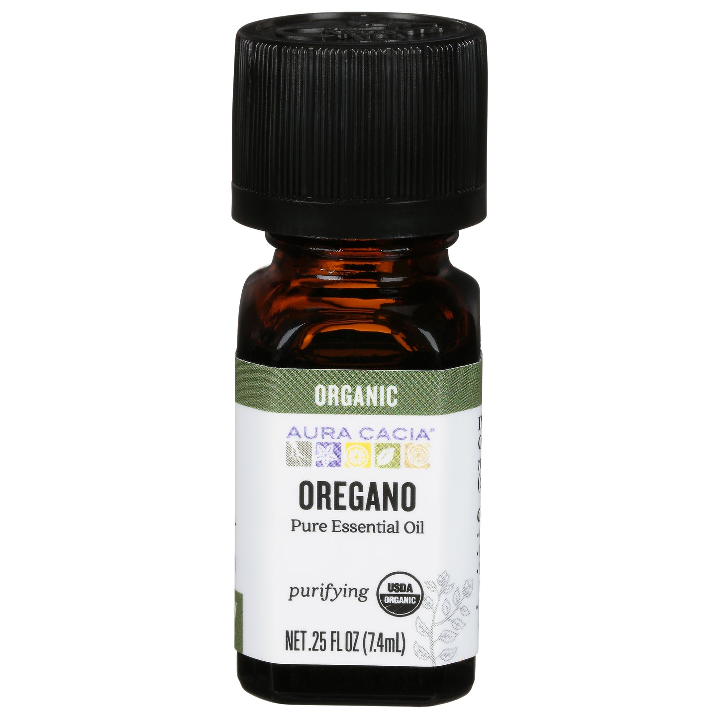 Aura Cacia Purifying Organic Oregano Pure Essential Oil 0.25 fl oz
